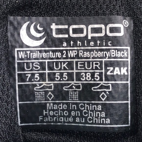 Topo Trailventure 2 Waterproof Hiking Boots 7.5 - Picture 8 of 12